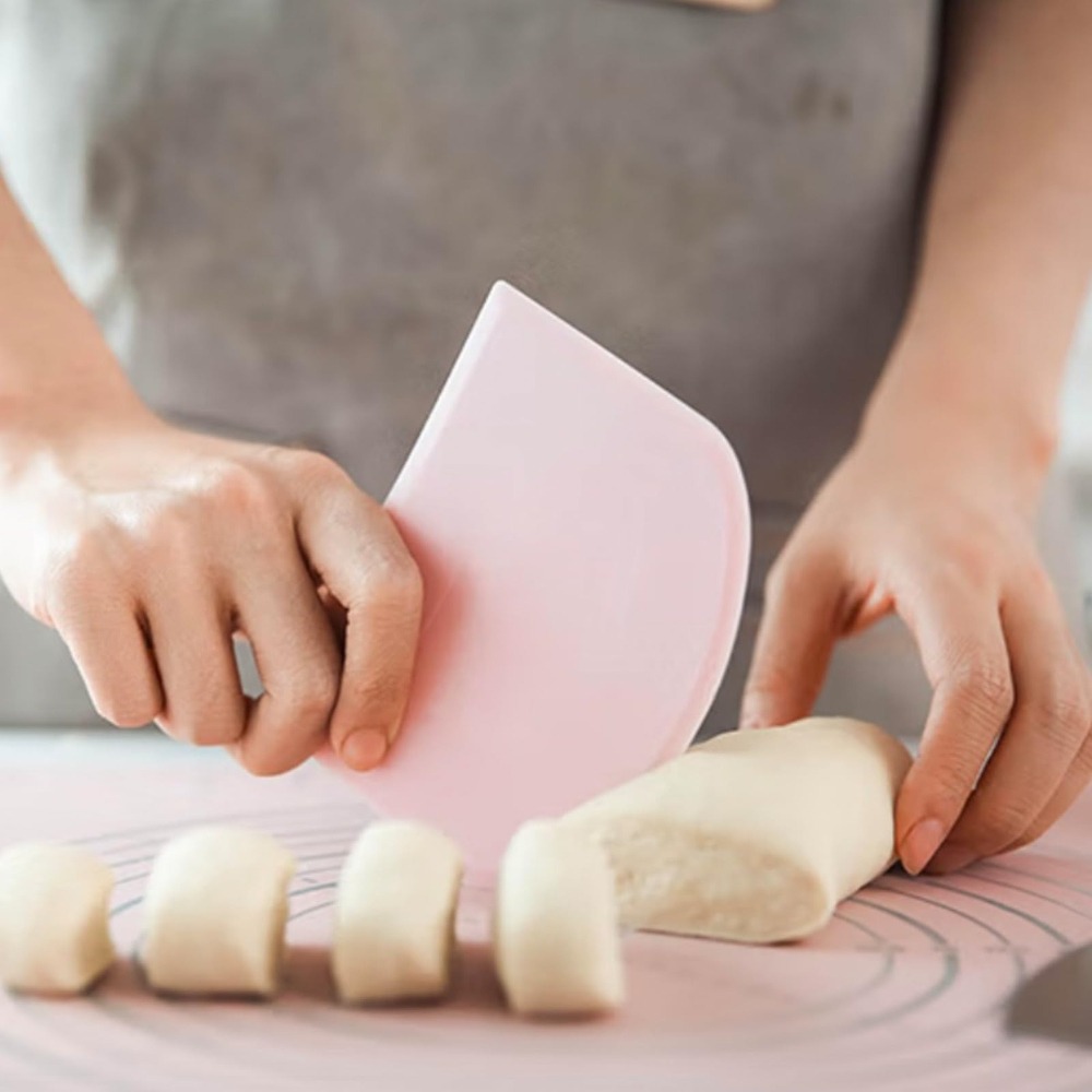 Bench Scraper Dough - Plastic Flexible Dough & Bench Scrapers