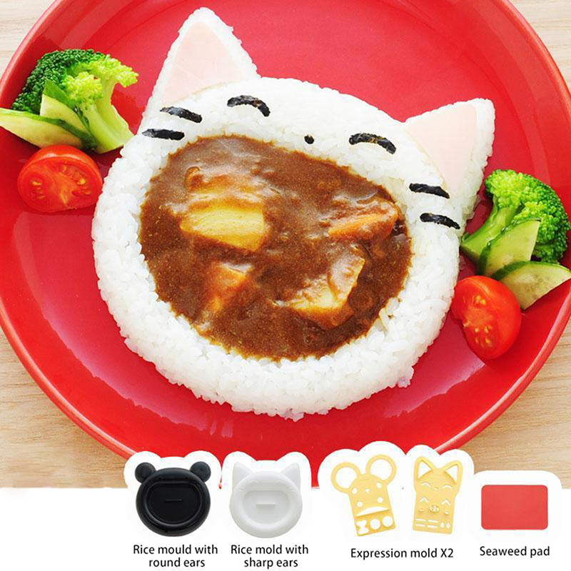Kitchen Baking Storage - 1Pcs Cute Cartoon Cat Bear Sushi