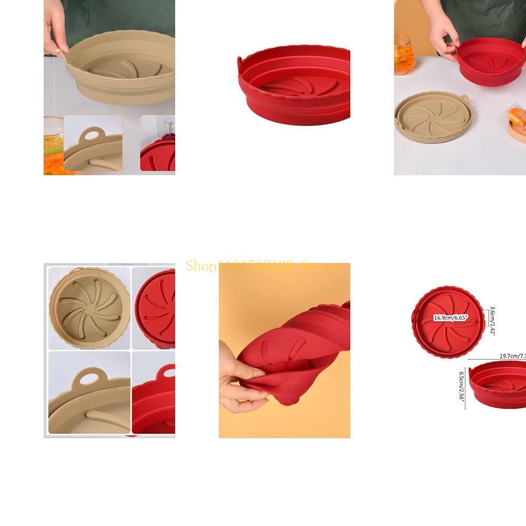 Kitchen Baking Pans For Sale - Air Fryer Baking Tray Silicone Pot