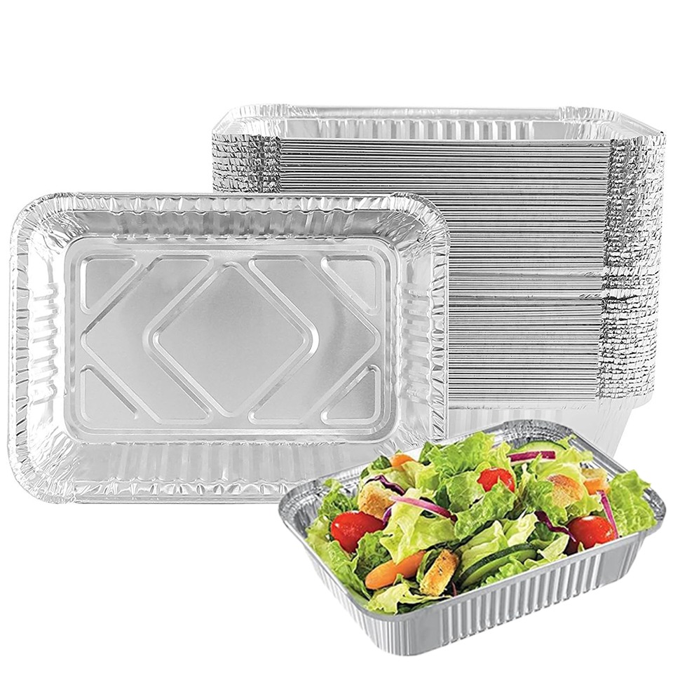 Kitchen Baking Storage - 10/20PCS Disposable Aluminum Foil Trays Thickened