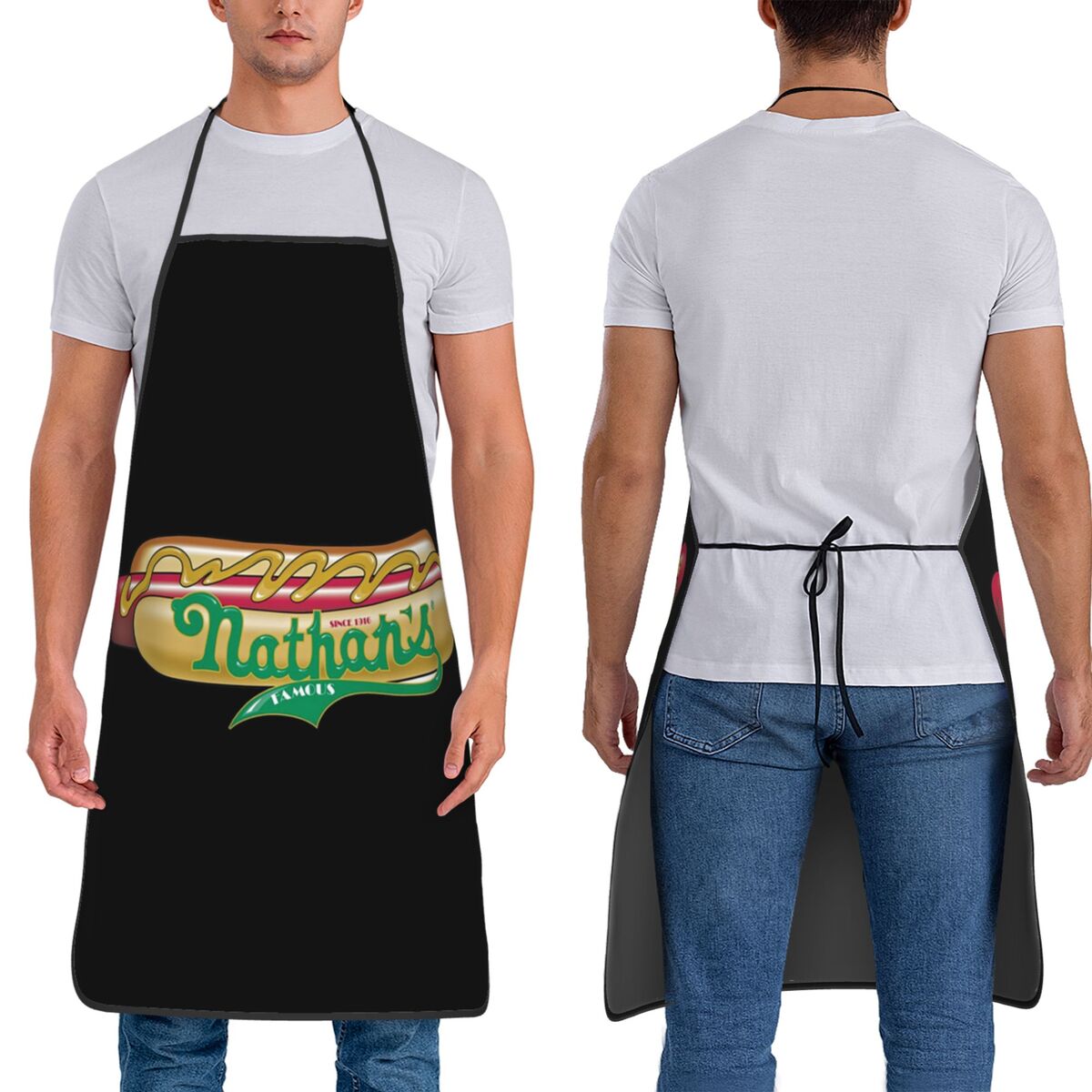 Kitchen Baking Island - Nathans Coney Island (3) Apron Chef