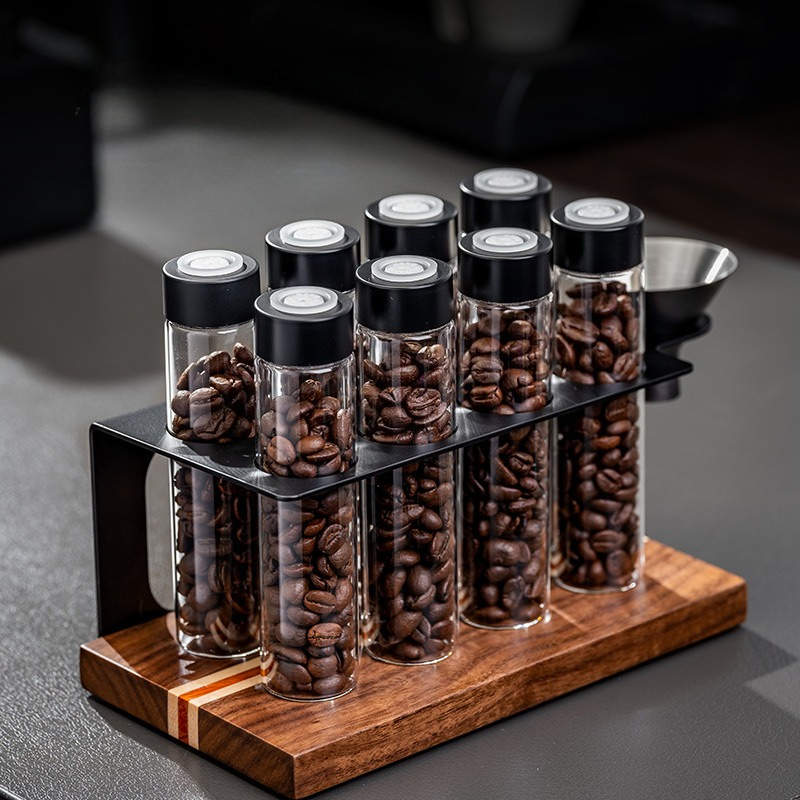 JUSTINLAU Glass Coffee Bean St - Kitchen Baking Storage ulasan dan harga