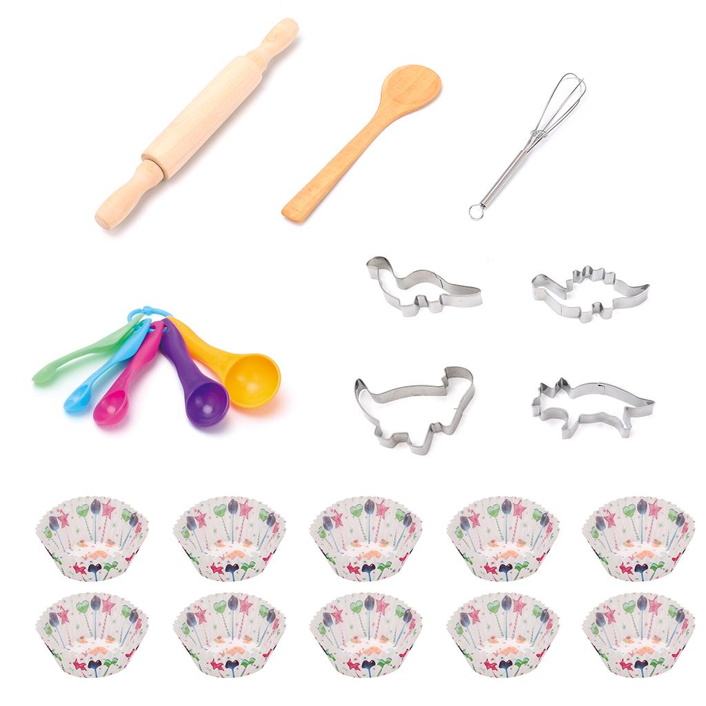25x Roleplay Kids Chef Costume - Kitchen Kids Baking Set ulasan dan harga