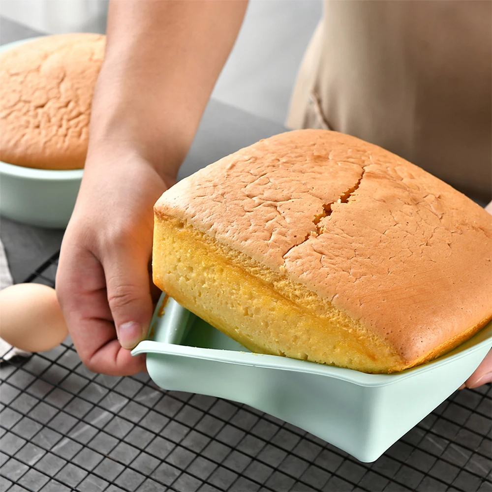 1/4Pcs Silicone Square Cake Mo - Kitchen Baking Store ulasan dan harga