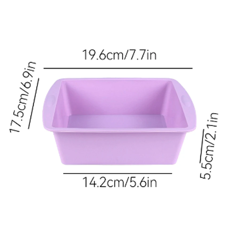 1/4Pcs Silicone Square Cake Mo - Kitchen Baking Store ulasan dan harga