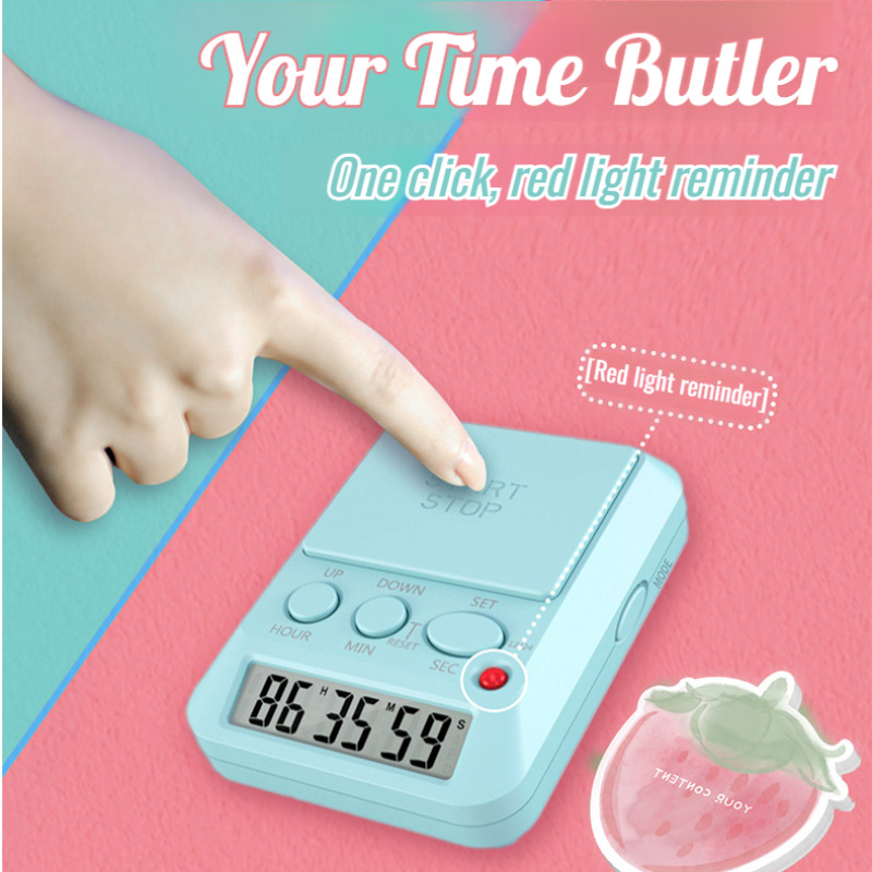 Student Visual Cooking Timer D - Kitchen Kids Baking Set ulasan dan harga