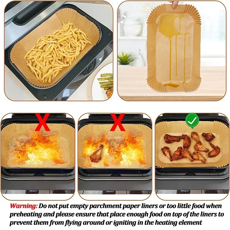 Disposable Air Fryer Paper Non - Kitchen Baking Store ulasan dan harga