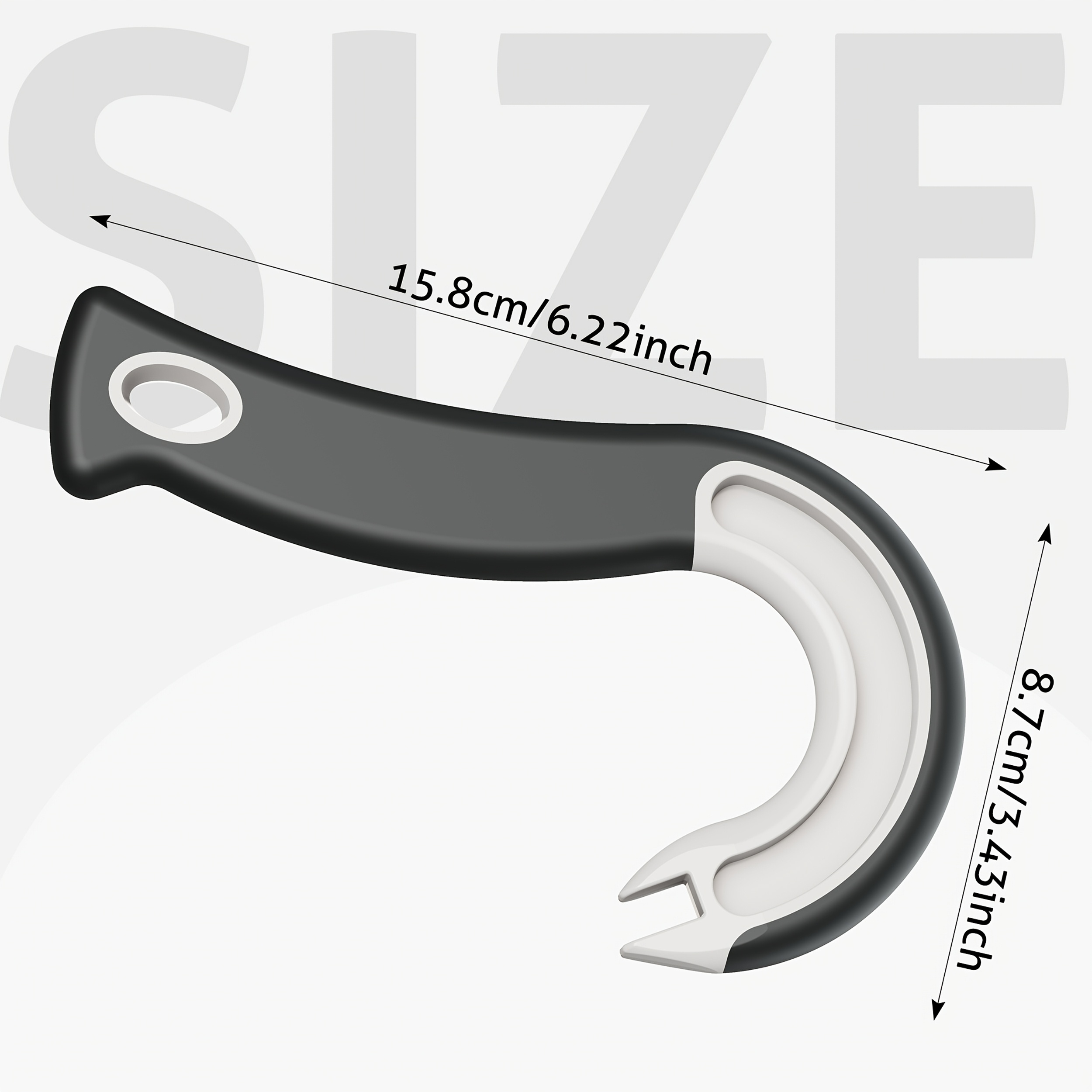 New Curved Ergonomic Can Opene - Kitchen Baking Storage ulasan dan harga