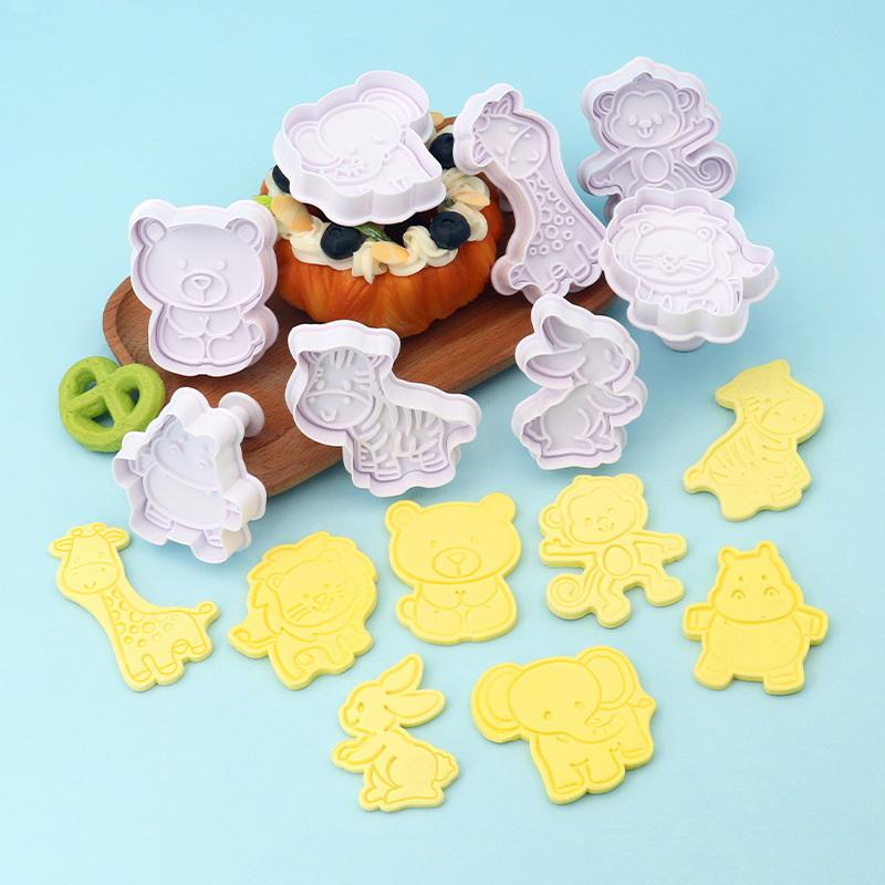 4Pcs Animal Cookie Cutter Set  - Kitchen Kids Baking Set ulasan dan harga