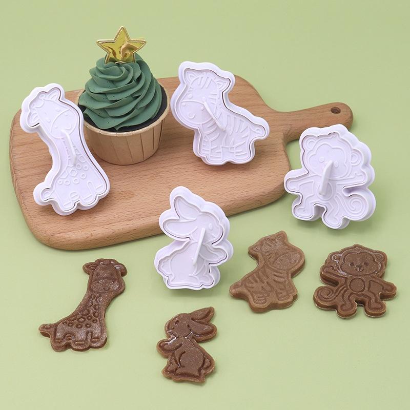 4Pcs Animal Cookie Cutter Set  - Kitchen Kids Baking Set ulasan dan harga