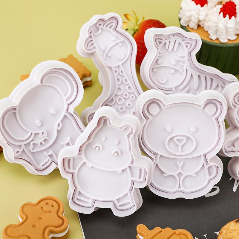4Pcs Animal Cookie Cutter Set  - Kitchen Kids Baking Set ulasan dan harga