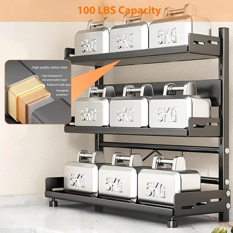 3 Tier Spice Storage Rack for  - Kitchen Baking Storage ulasan dan harga