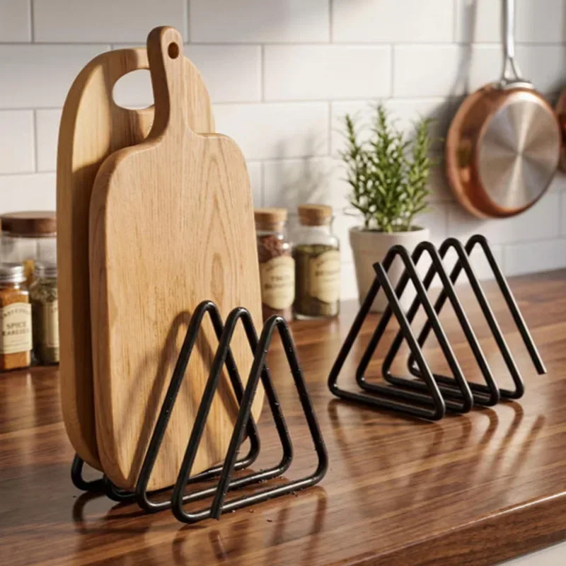 Triangular Cutting Board Stora - Kitchen Cabinet Baking Organizer ulasan dan harga