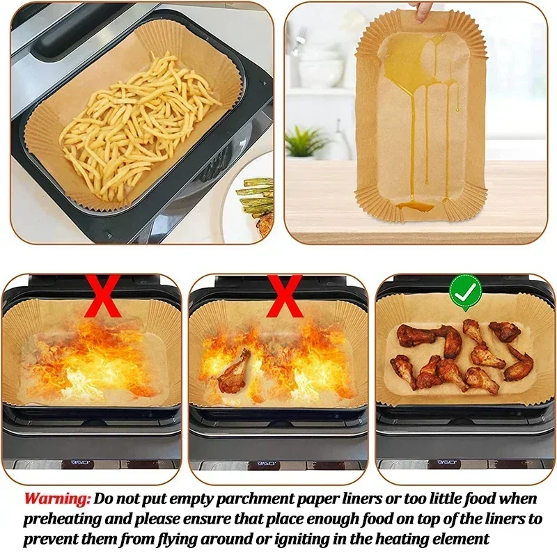 Disposable Air Fryer Paper Non - Kitchen Baking Store ulasan dan harga
