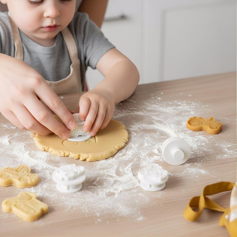 3D Vehicle Cookie Cutter 4pcs  - Kitchen Kids Baking Set ulasan dan harga