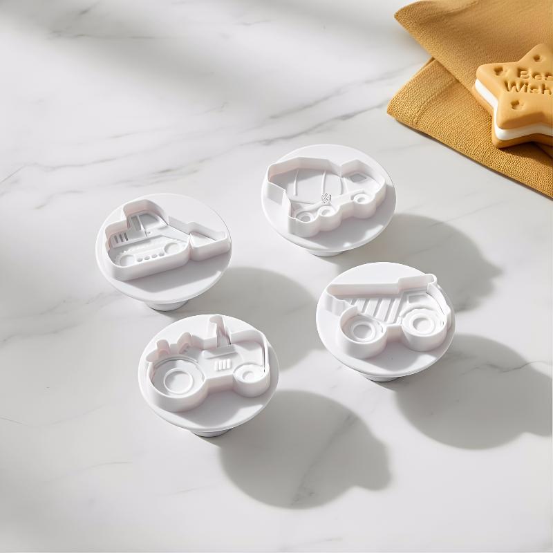 3D Vehicle Cookie Cutter 4pcs  - Kitchen Kids Baking Set ulasan dan harga