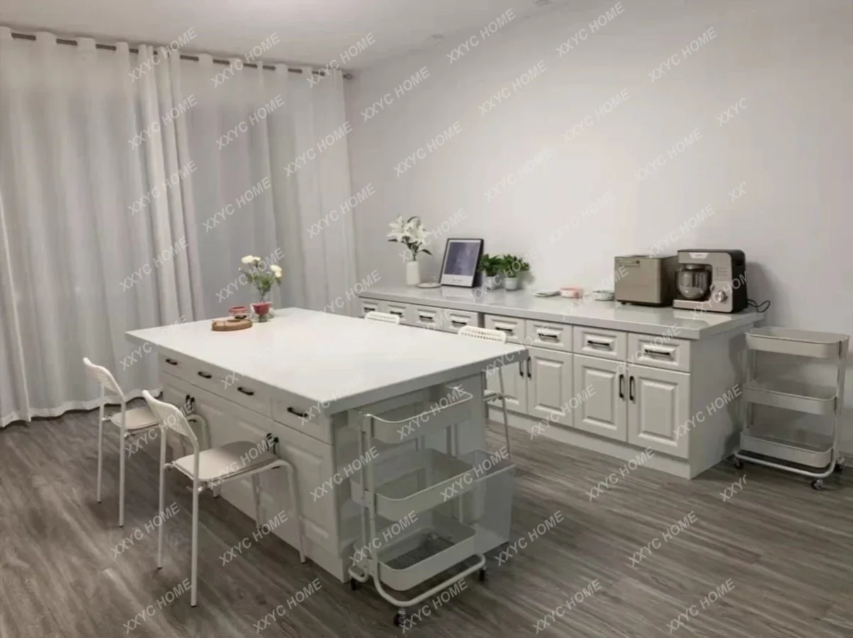 Baking workbench Dessert cake  - Kitchen Baking Island ulasan dan harga