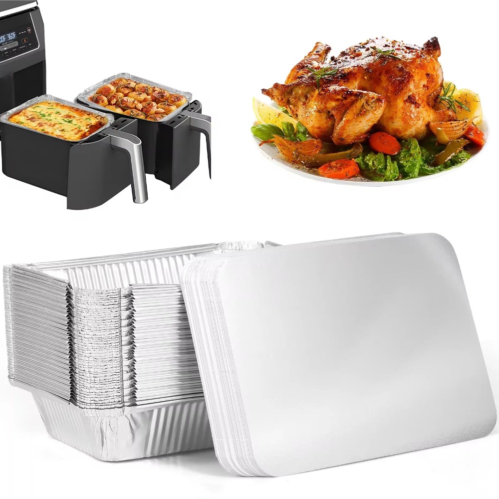 10PCS Disposable Aluminum Foil - Kitchen Baking Storage ulasan dan harga