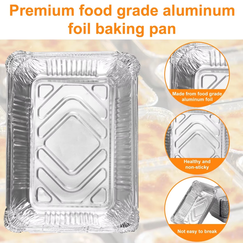 10PCS Disposable Aluminum Foil - Kitchen Baking Storage ulasan dan harga