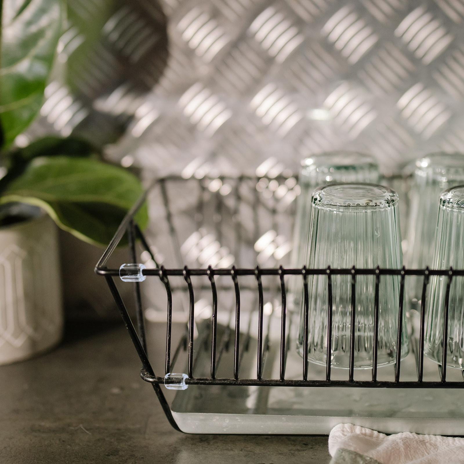 80Pcs Kitchen Sink Grid Feet P - Kitchen Baking Storage ulasan dan harga