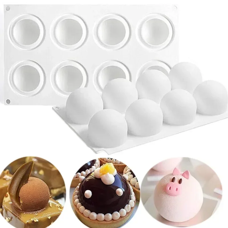 3D Sphere Silicone Mold For Mo - Kitchen Baking Store ulasan dan harga
