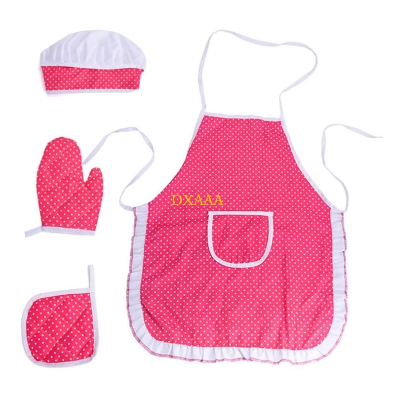 DXAA Child Cooking Apron Chef' - Kitchen Kids Baking Set ulasan dan harga