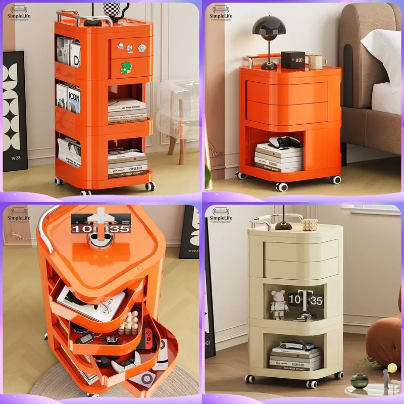 Kitchen Cart with Wheels Rolli - Kitchen Baking Island ulasan dan harga