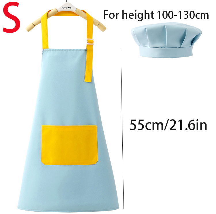 Kids Apron and Chef Hat Set Ad - Kitchen Kids Baking Set ulasan dan harga