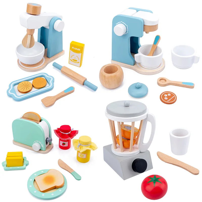 Wooden Pretend Kitchen Playset - Kitchen Kids Baking Set ulasan dan harga