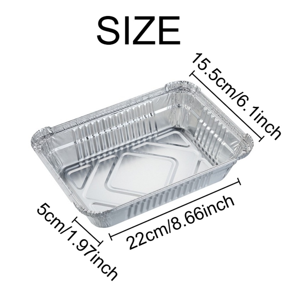 10/20PCS Disposable Aluminum F - Kitchen Baking Storage ulasan dan harga