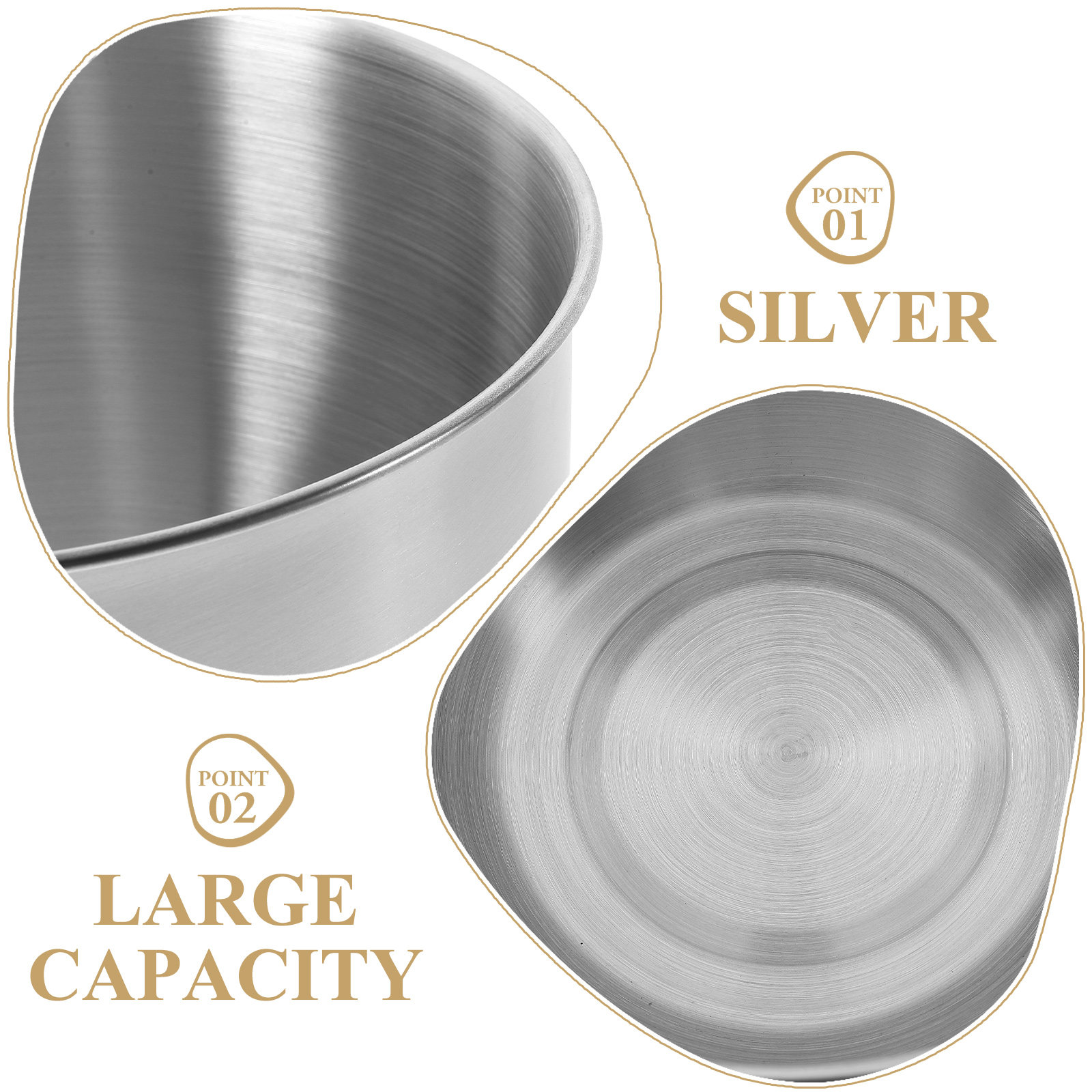 Deep Stainless Steel Mixing Bo - Kitchen Baking Storage ulasan dan harga