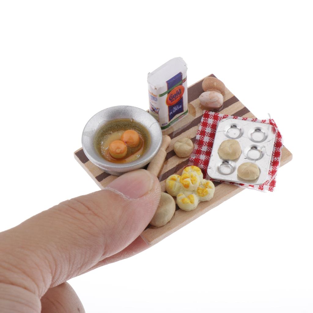 Miniature Kitchen Dollhouse Br - Kitchen Kids Baking Set ulasan dan harga